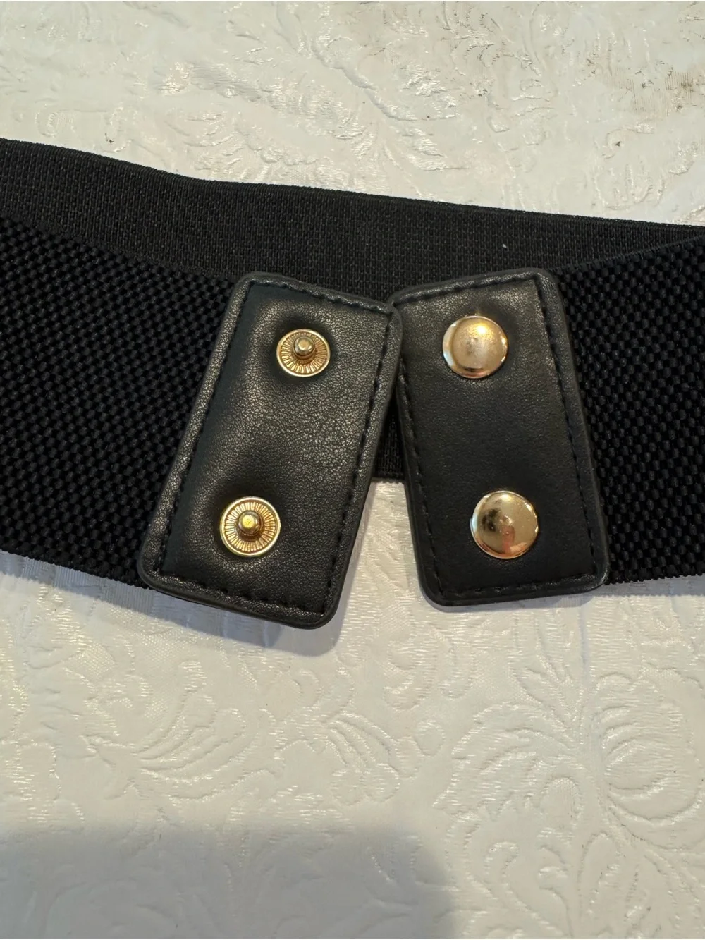 Black Butterfly vintage inspired stretch belt